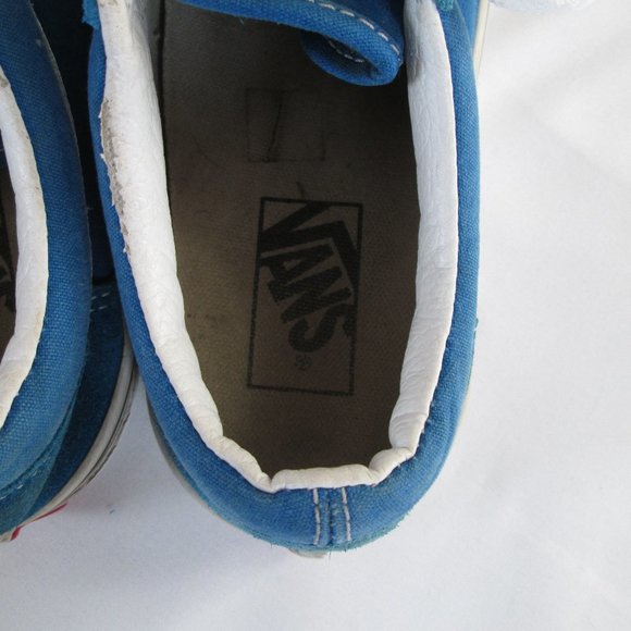 VANS OLD SKOOL Beacon Blue Shoe Mens Size 7.5  Womens Size 9.0 Used - Go… - Picture 9 of 10